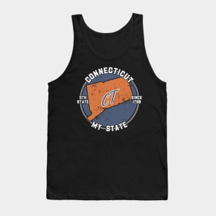 Connecticut My State Patriot State Tourist Gift Tank Top